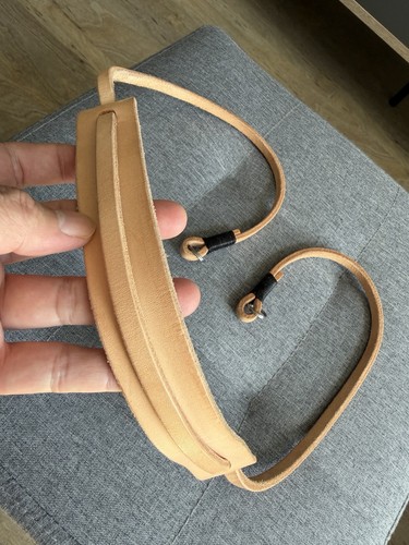 Genuine leather camera strap