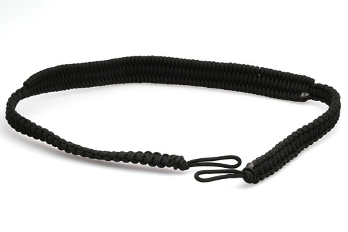 Black camera paracord strap - black,