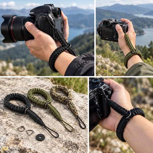 Paracord braided camera - braided,