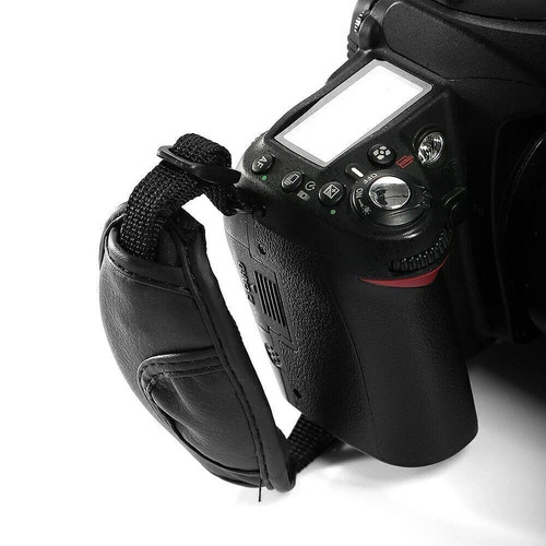 Leather wrist strap camera - wrist,