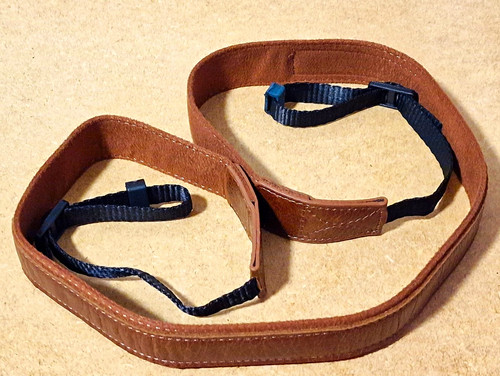 Brown black leather - brown/black,
