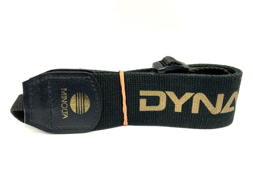 Minolta dynax strap black - dynax, black/gold