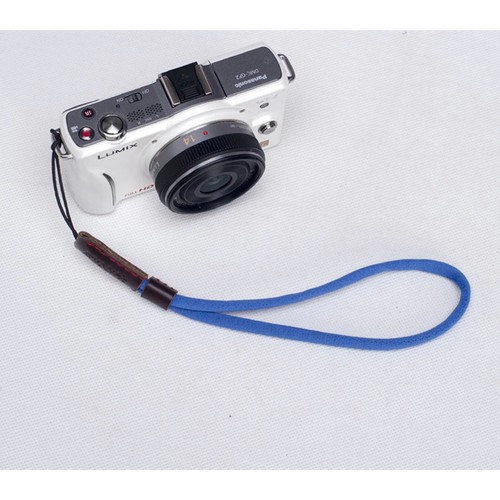 Blue camera nylon hand wrist - blue,