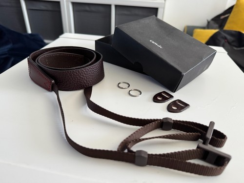 Leather camera strap for - , over