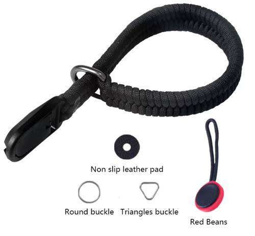 Braided camera wrist strap - braided,