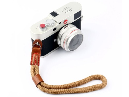 Brown nylon rope camera - brown,