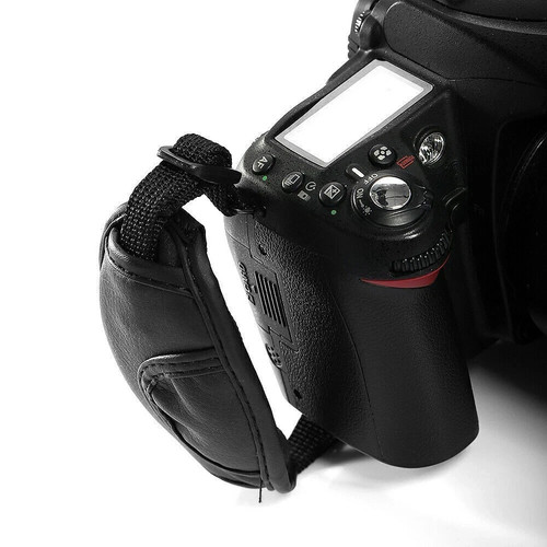 Leather wrist strap camera - wrist,